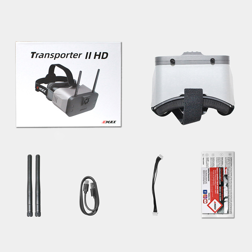 Okulary FPV EMAX Transporter I – Hdzero Goggles Fpv Digital Hd recenzja i cena