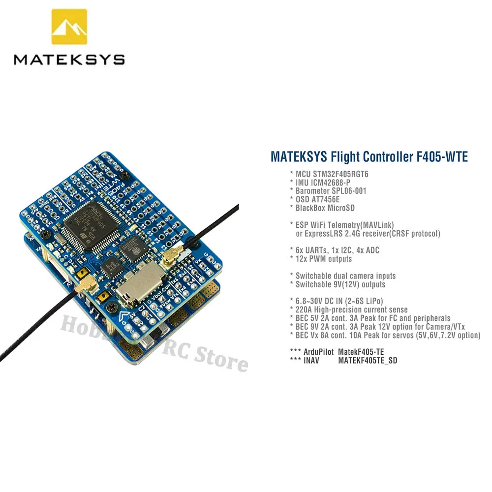Matek MATEKSYS F405-WTE F405 K – Mateksys Flight Controller F405 Wte recenzja i cena